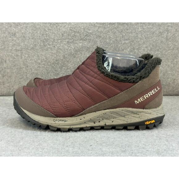 Merrell Antora Slip On Sneaker Moc Style Marron Vibram Sole - Women's Size 7.5 - Picture 3 of 10